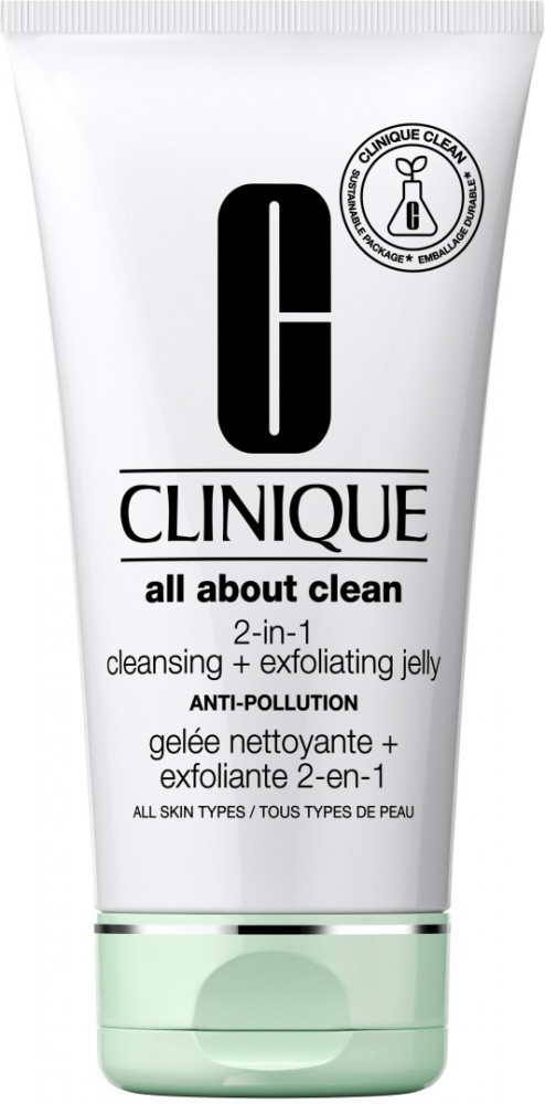 Желе очищающее и отшелушивающее «2-in-1. Cleansing Exfoliating Jelly» | All About Clean | Clinique