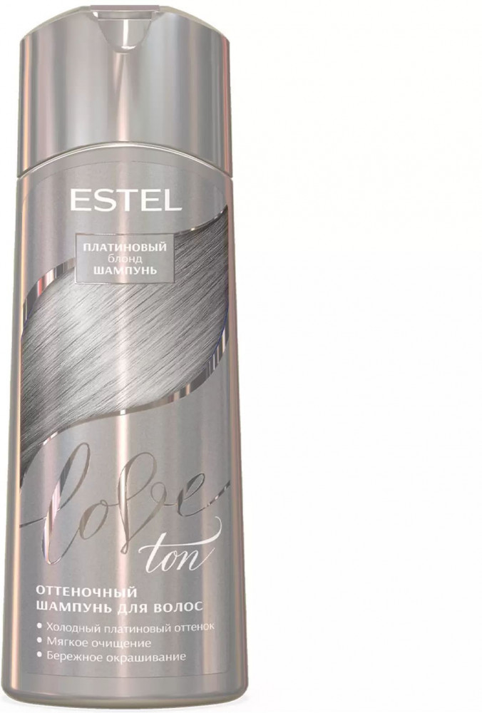 Шампунь оттеночный для волос, оттенок платиновый блонд | Love ton | Estel