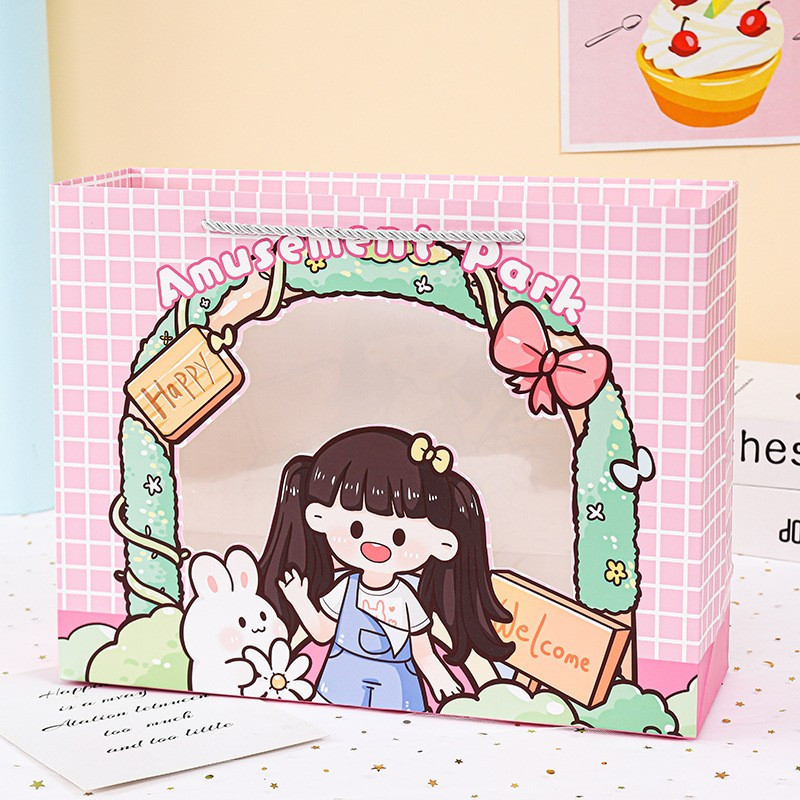 Пакет подарочный «Anime girl» | I like gift | Toki