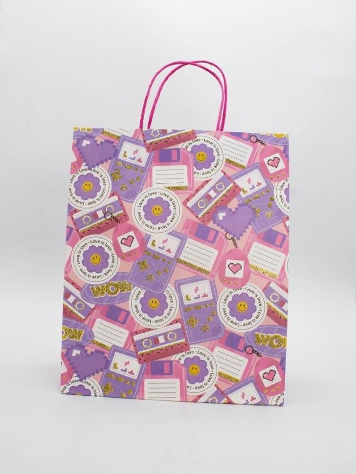 Пакет подарочный «WOW» | I like gift | Toki