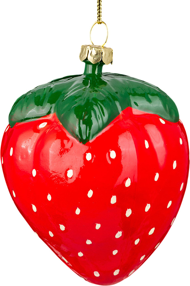 Украшение ёлочное «Клубника» | Красочный Фейерверк. Пластик | Erich Krause