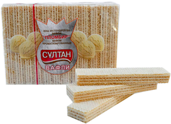 Вафли ароматизированные «Пломбир» | Султан
