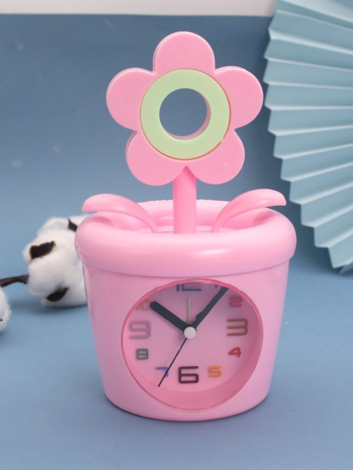 Часы-будильник «Flower in a pot» | I like gift | Toki