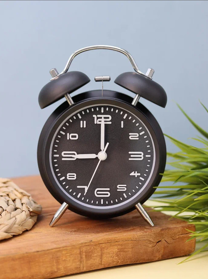 Часы-будильник «Numeral white» | I like gift | Toki