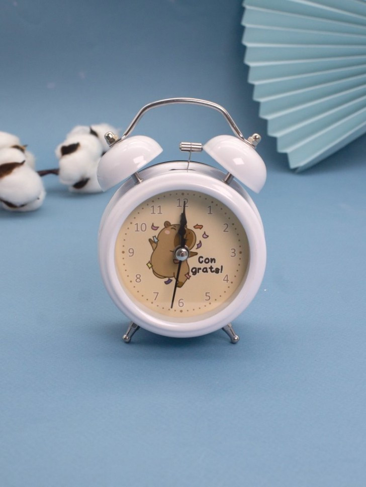 Часы-будильник «Capybara, congratel» | I like gift | Toki