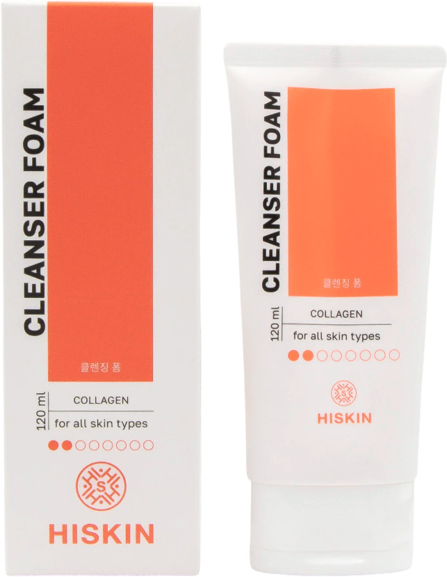 Пенка для умывания с коллагеном «Cleanser foam» | Hiskin