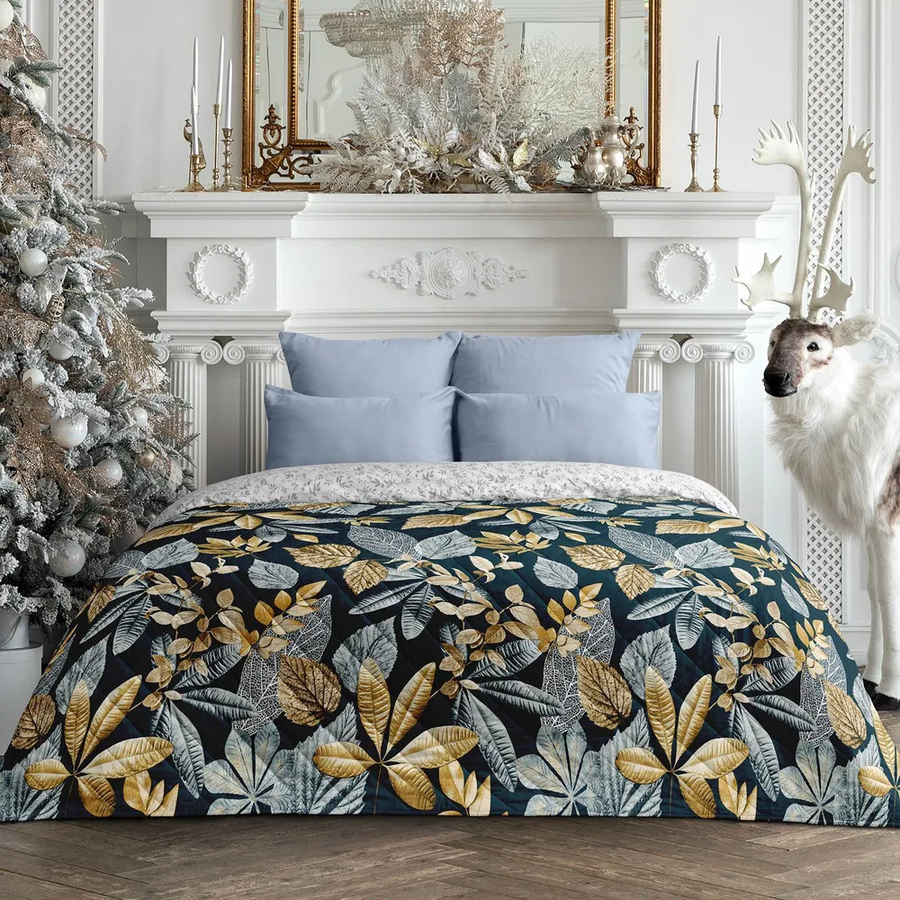 Покрывало стеганое «Осенний вальс» | Осенний вальс | Mia Cara