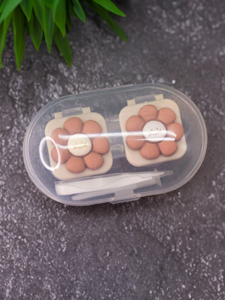 Контейнер для контактных линз «Mood flowers» | I like gift | Toki