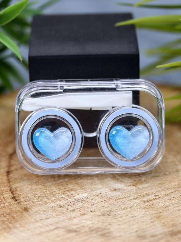 Контейнер для контактных линз «Circle hearts» | I like gift | Toki