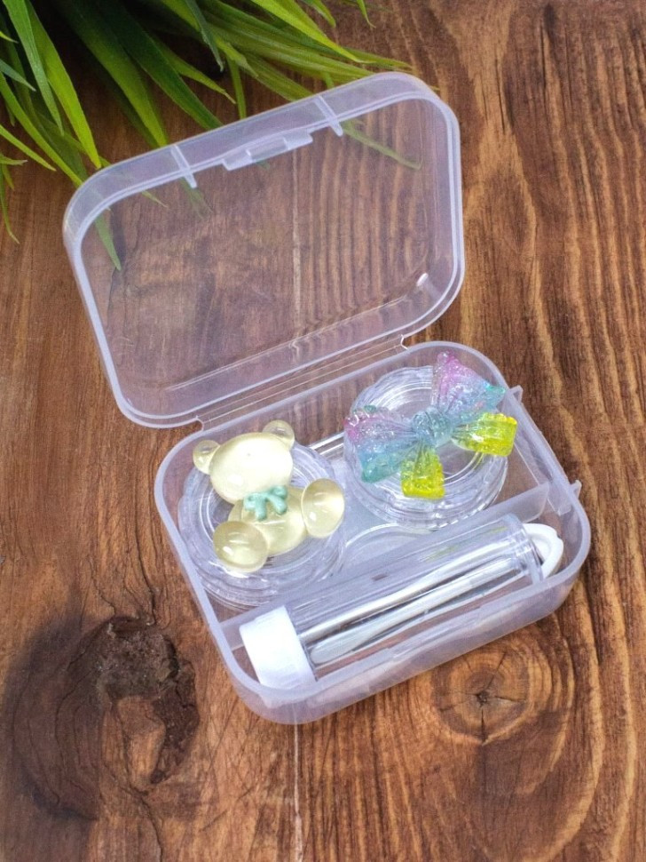 Контейнер для контактных линз «Clear bear» | I like gift | Toki
