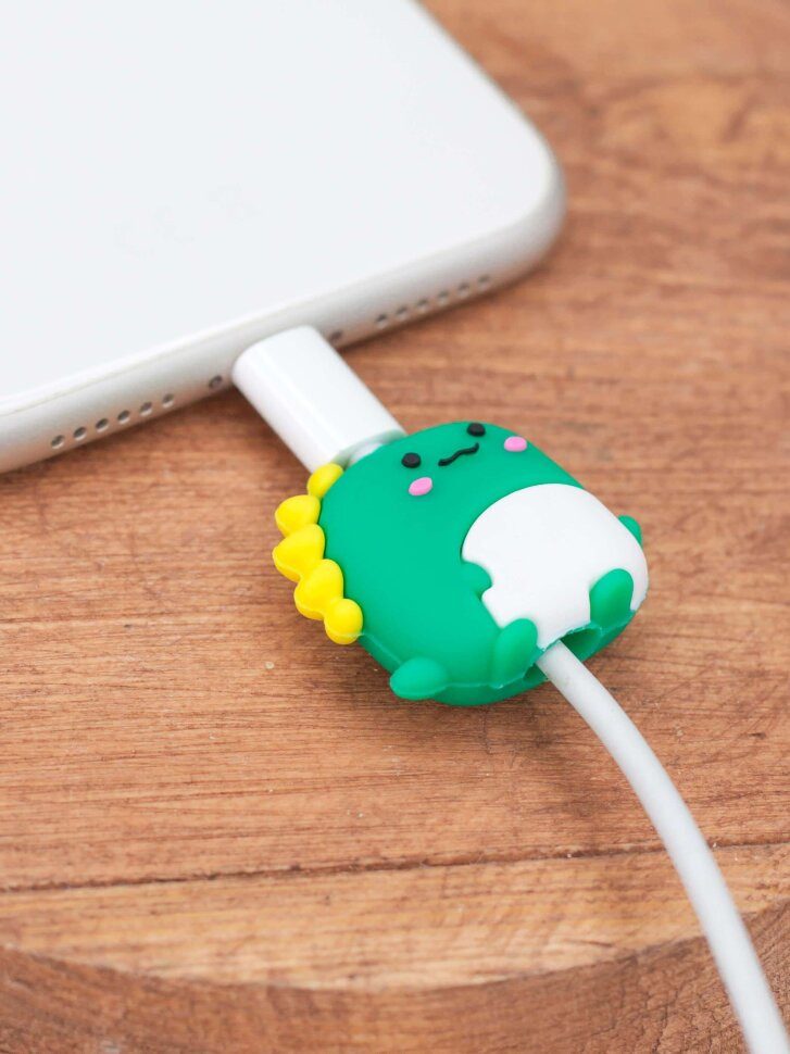 Насадка для провода защитная «Cute dinosaur» | I like gift | Toki