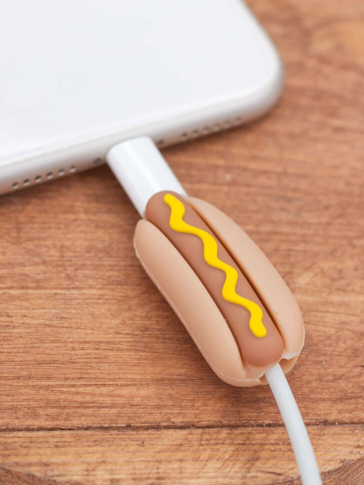 Насадка для провода защитная «Hot dog» | I like gift | Toki