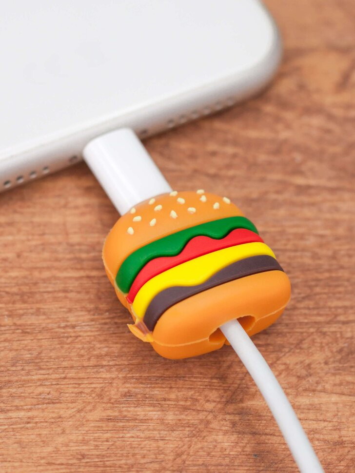 Насадка для провода защитная «Hamburger» | I like gift | Toki