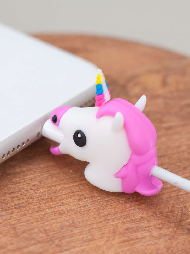 Насадка для провода защитная «Unicorn head» | I like gift | Toki