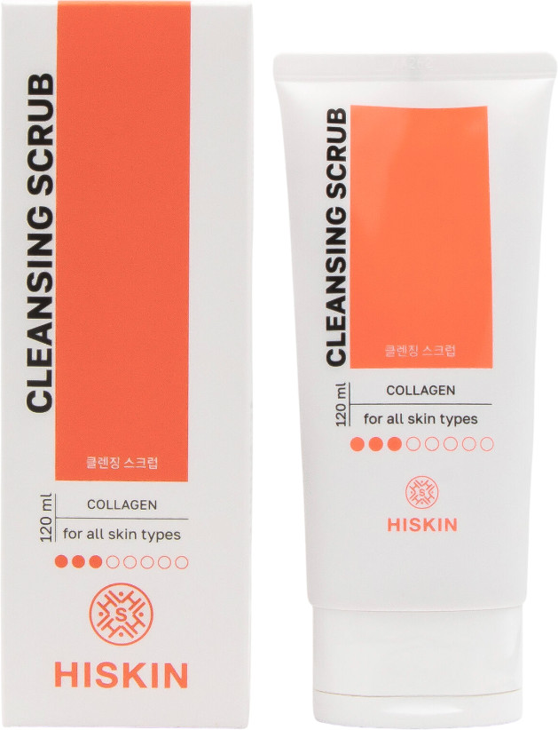 Скраб для умывания с коллагеном «Cleansing scrub» | Hiskin
