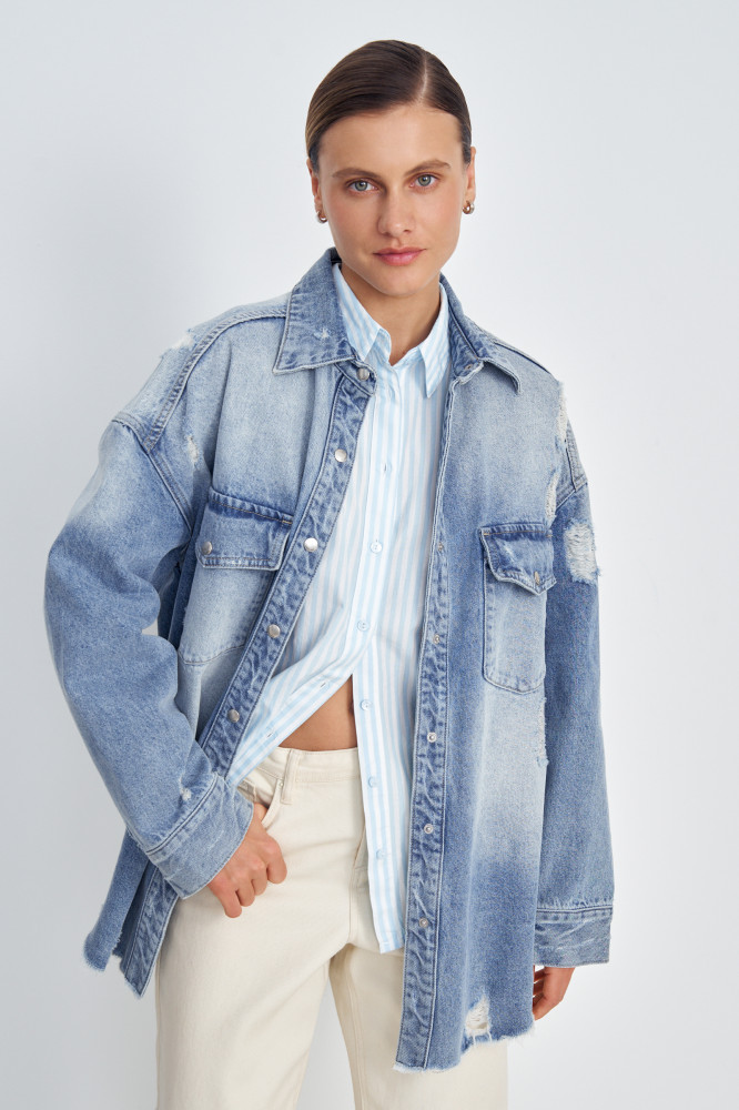 Куртка джинсовая женская | Finn Flare