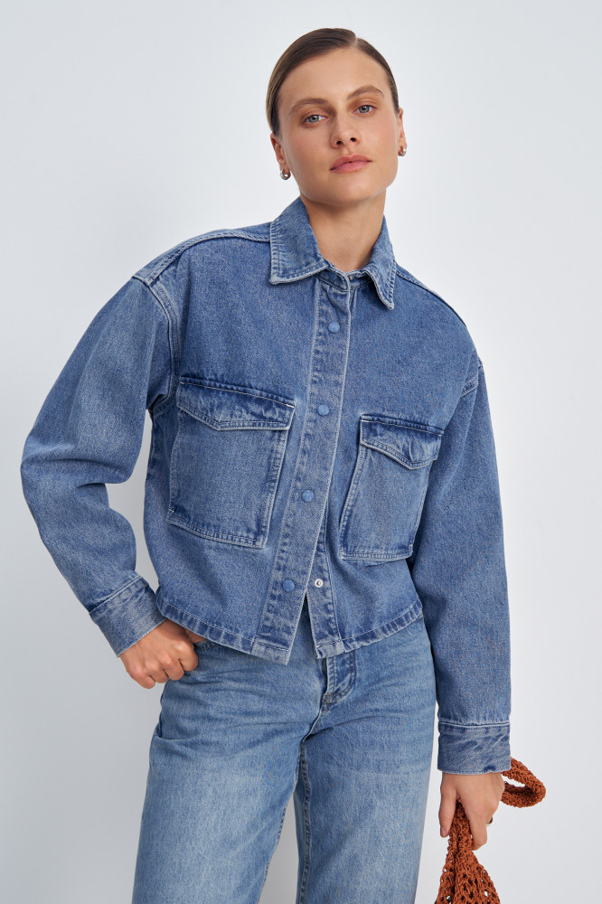 Куртка джинсовая женская | Finn Flare