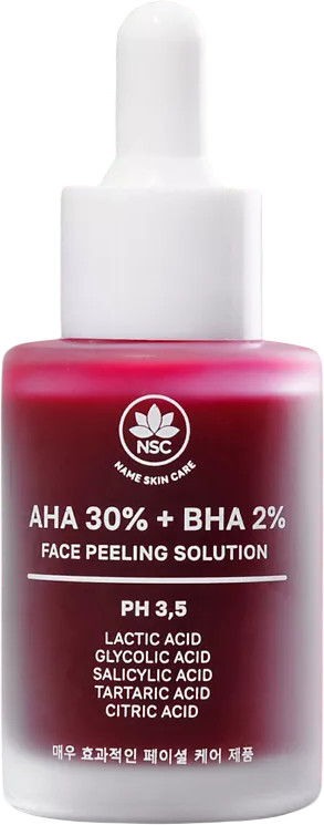 Пилинг для лица кислотный «AHA 30% + BHA 2% Facе Peeling Solution» | Name skin care