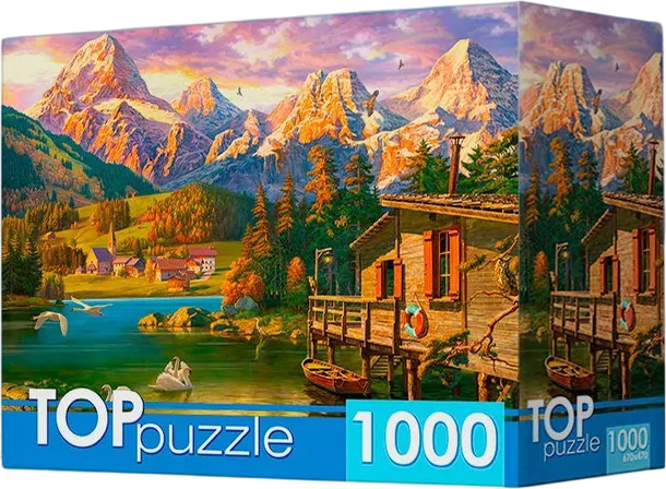 Пазл «Доломитовые Альпы» | TOPpuzzle-1000 | Рыжий кот