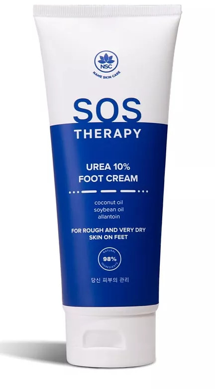 Крем для ног экстраувлажняющий с мочевиной «Sos therappy. Urea 10% foot cream» | Name skin care