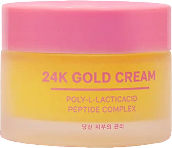 Крем-гель для лица с золотом и полимолочной кислотой «24К Gold Cream» | Name skin care