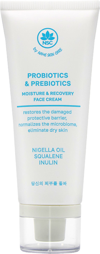 Крем для лица восстанавливающий с пребиотиками и пробиотиками «Probiotics & Prebiotics Moisture & Recovery Face Cream» | Name skin care