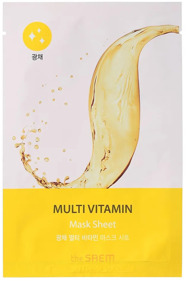 Маска для лица «Radiance Multi Vitamin Mask Sheet» | Bio Solution | The Saem