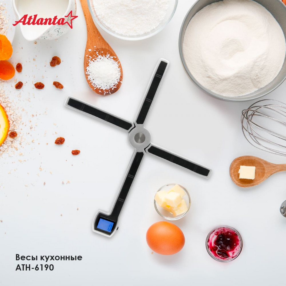 Весы кухонные электронные ATH-6190 | Atlanta