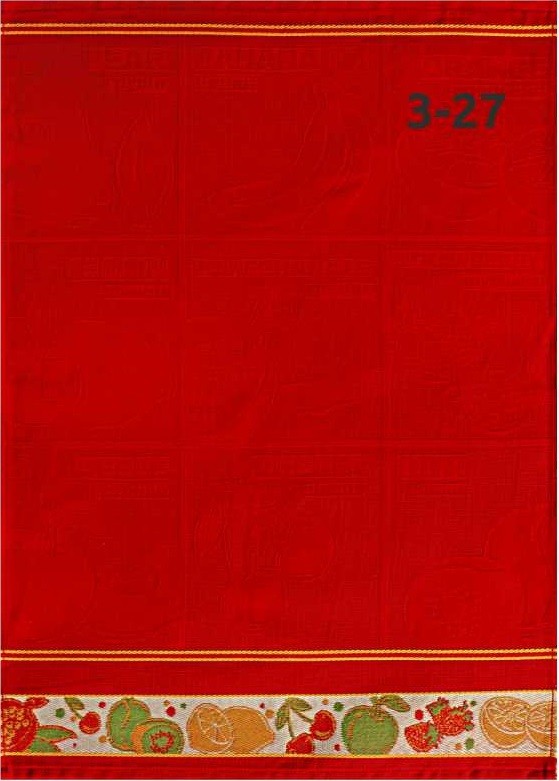 Полотенце гладкотканое пестротканое "Di Frutta" (Cleanelly, 50х70) | Di Frutta | ДМ Текстиль