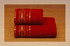 Полотенце махровое гладкокрашеное "Favo" (Cleanelly, 50х90, цвет красный)