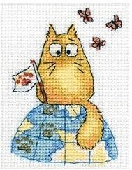 Набор для вышивания "На вершине мира" | Коты с характером | RTO