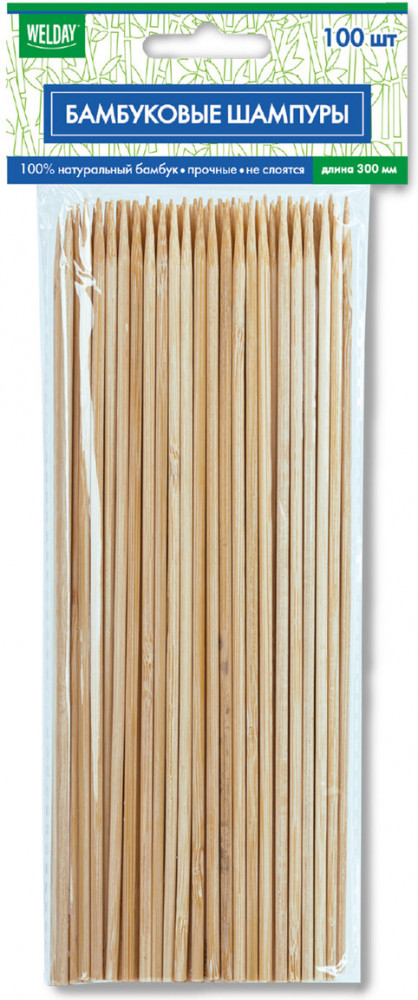 Набор шпажек-шампуров бамбуковых | Белый аист