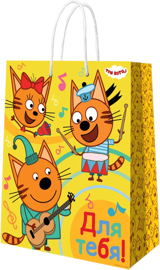 Пакет подарочный «Три кота» | Три кота | ND Play