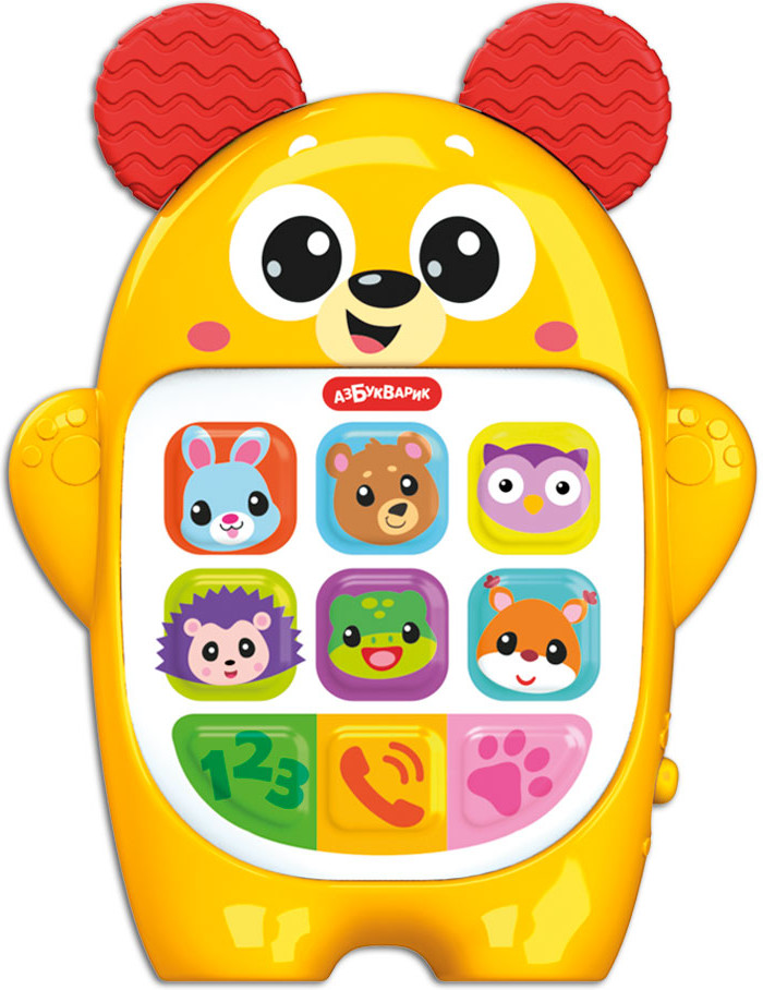 Игрушка музыкальная «Мишутка» | Мой первый смартфончик | Азбукварик