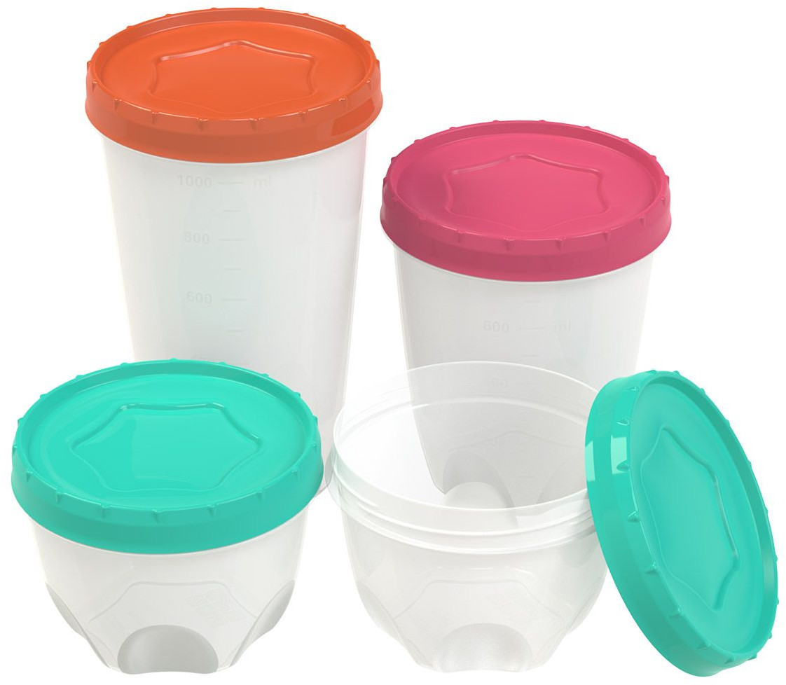 Набор банок с завинчивающимися крышками | Альт-Пласт