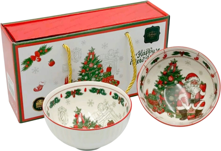 Набор новогодних пиал