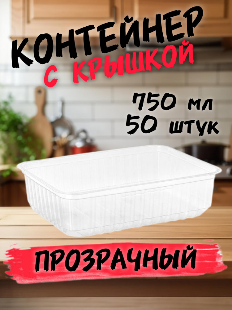 Набор контейнеров одноразовых с крышкой | Ake Plast