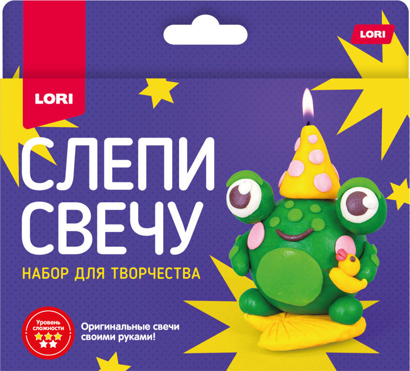 Набор для лепки свечей «Лягушонок» | Слепи свечу | Lori