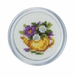 Набор для вышивания "Магнит-желтый чайник" | RTO