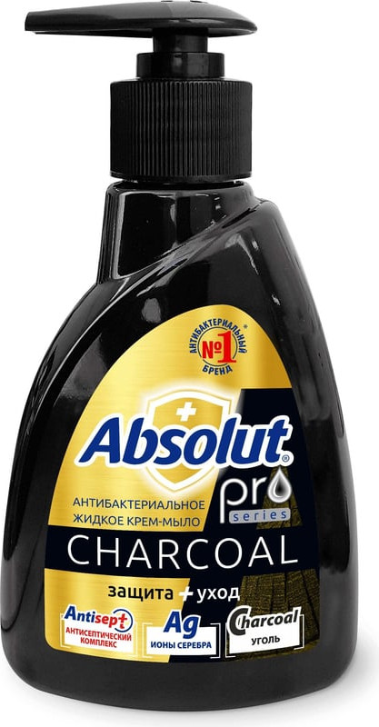 Мыло жидкое «Absolut Pro, серебро и уголь» | Весна