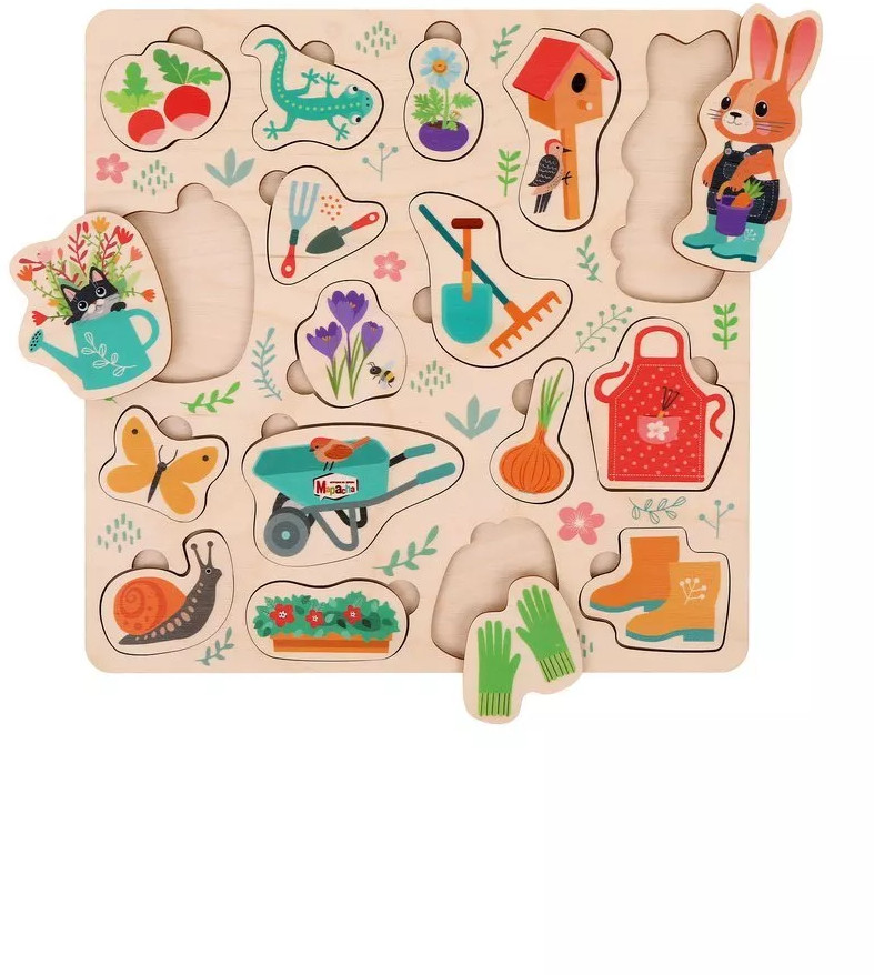Игрушка развивающая вкладыш «Весенний сад» | Mapacha