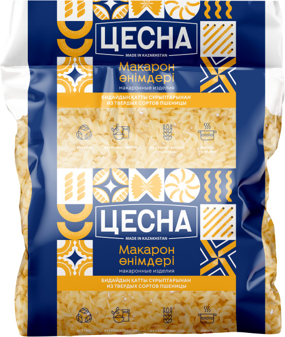 Макароны «Спираль» | Цесна