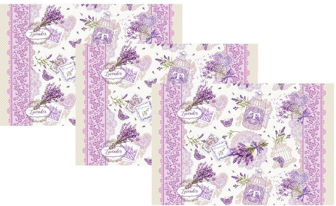 Комплект полотенец кухонных «Лаванда» | Лаванда | Текс-Дизайн