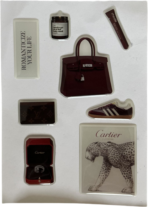 Набор 3D-стикеров «Cartier Love»