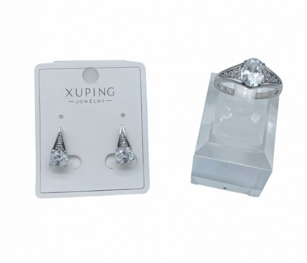 Комплект украшений для женщин с фианитом | Xuping Jewelry