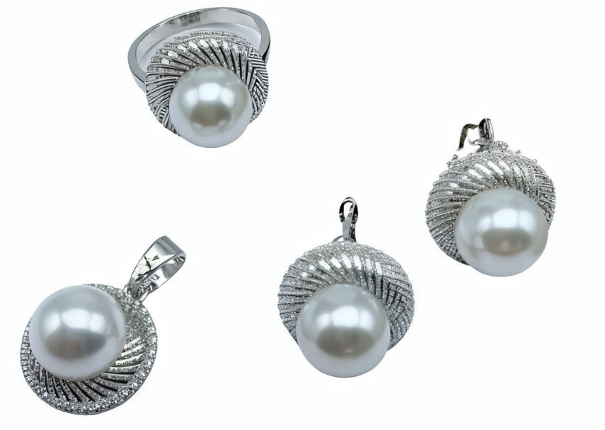 Комплект украшений для женщин с жемчугом | Tuimedaq