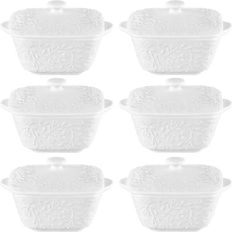 Набор жюльенниц-кокотниц «Веточки-цветочки» | Веточки-цветочки | Elan Gallery