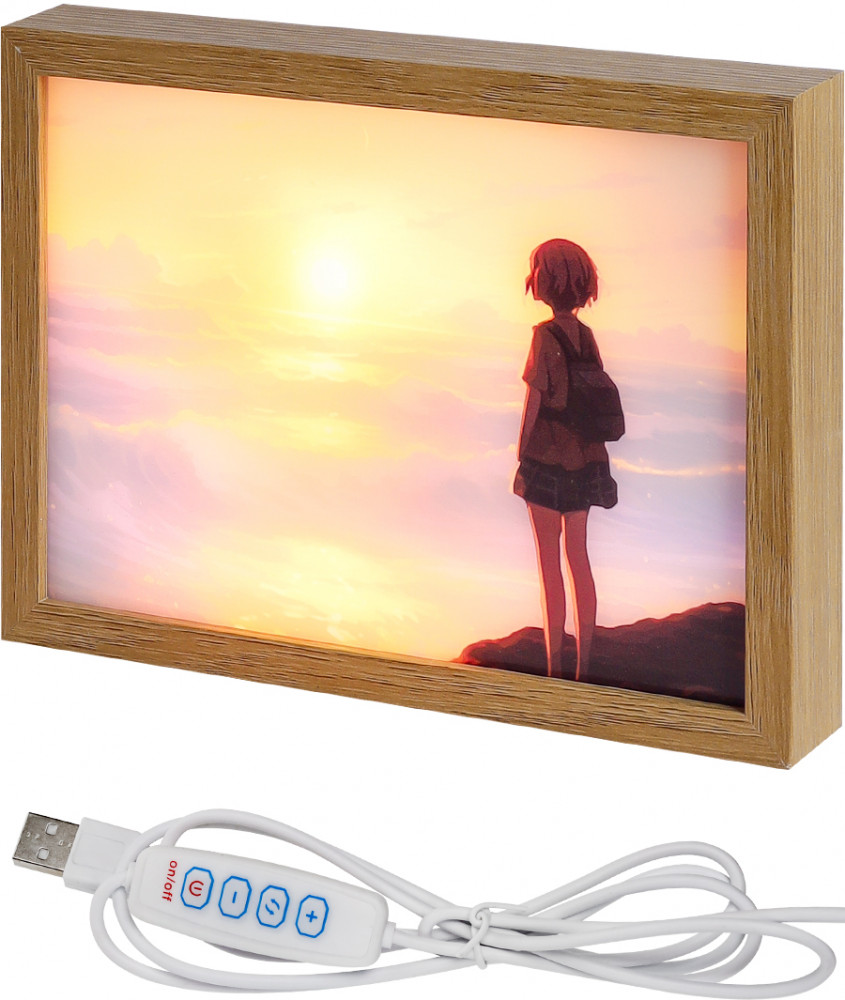 Светильник-картина «Аниме закаты» | Миленд