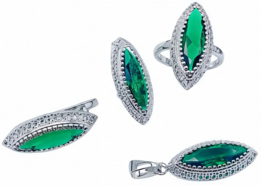Комплект украшений для женщин с фианитом | Tuimedaq