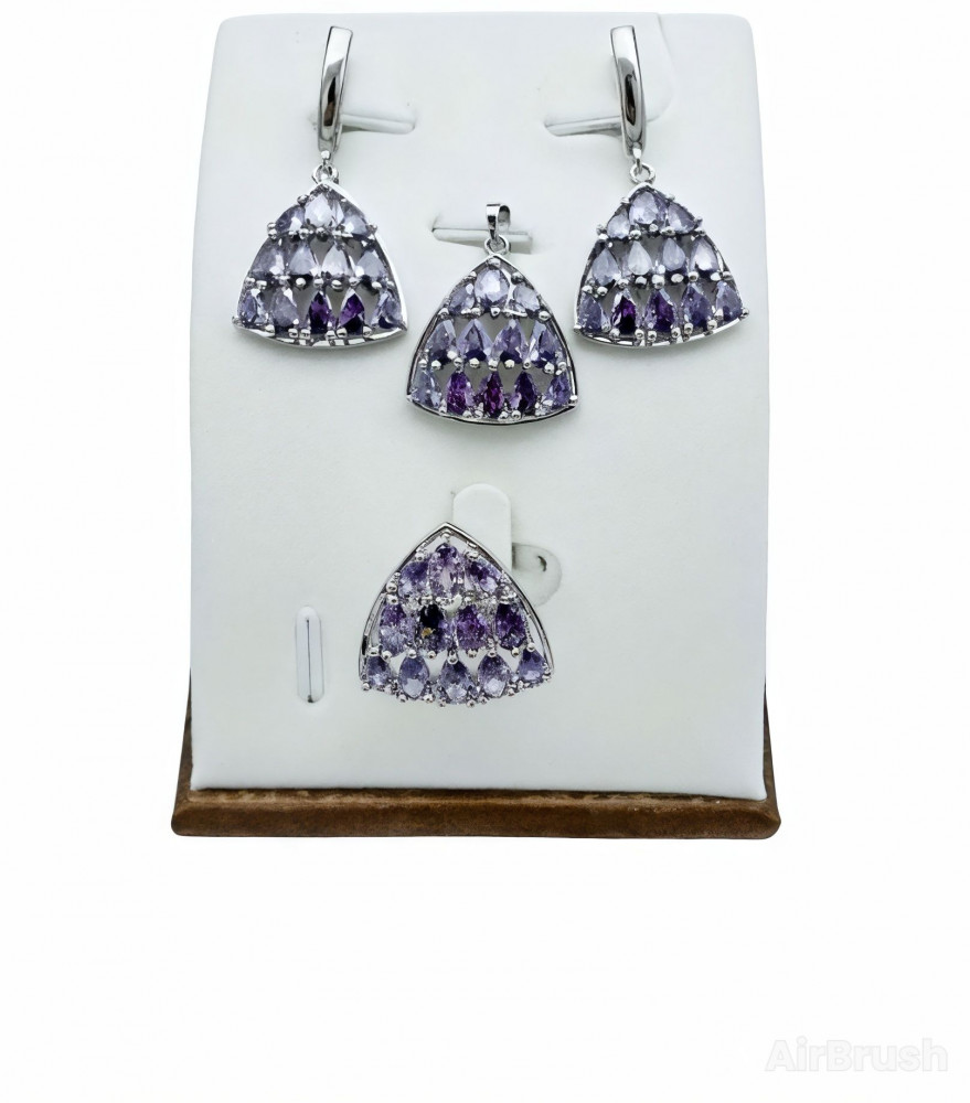 Комплект украшений для женщин с кристаллом | Tuimedaq